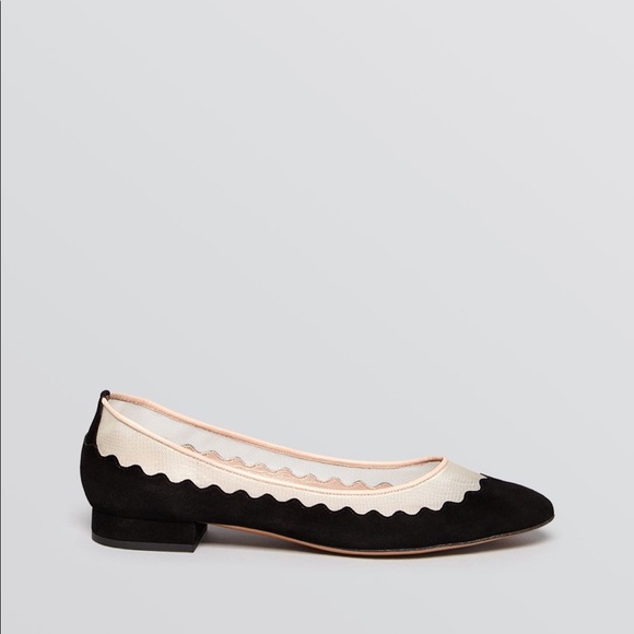 Chloé Pointed Toe flats - Bridget Scallop Mesh - Picture 8 of 8